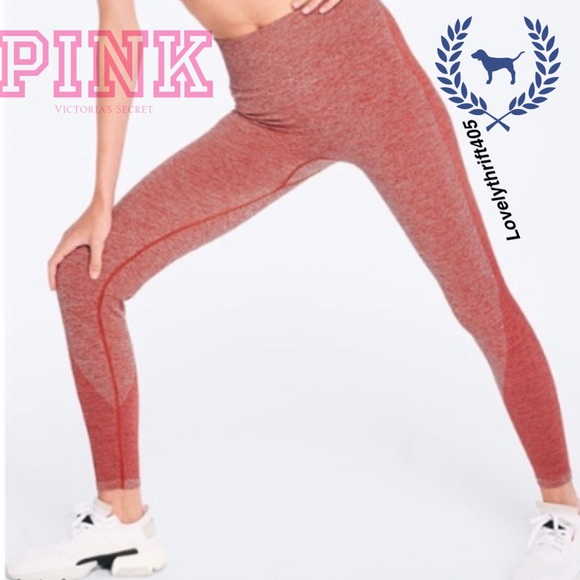 Victoria’s Secret Pink Seamless Leggings Size L - Picture 1 of 8